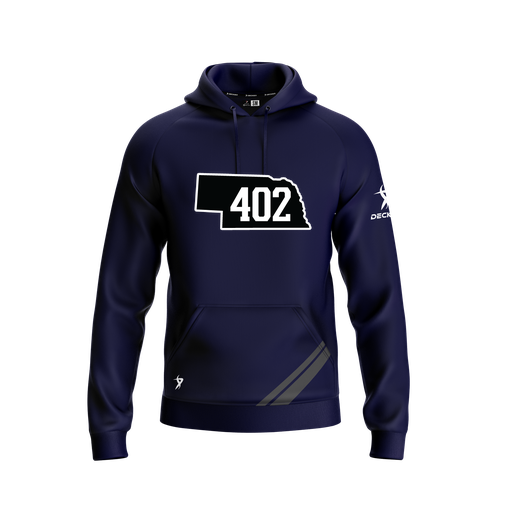 [FOLHSMNV-YXS-LOGO2] Decker Summit Hoodie (Youth XS, Navy, Logo 2)