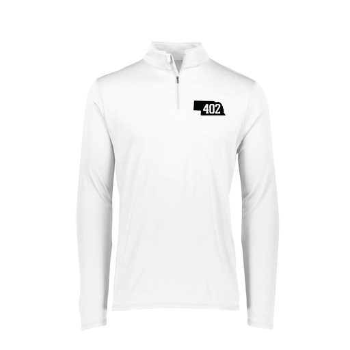 [FTLQFLWH-FAXS-LOGO2] Decker Women's Flex-Lite 1/4 Zip Shirt (Female Adult XS, White, Logo 2)