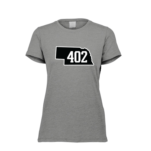 [FTSCUBGY-FAXS-LOGO2] Decker Women's Tri-Blend T-Shirt - Short Sleeve (Female Adult XS, Gray, Logo 2)