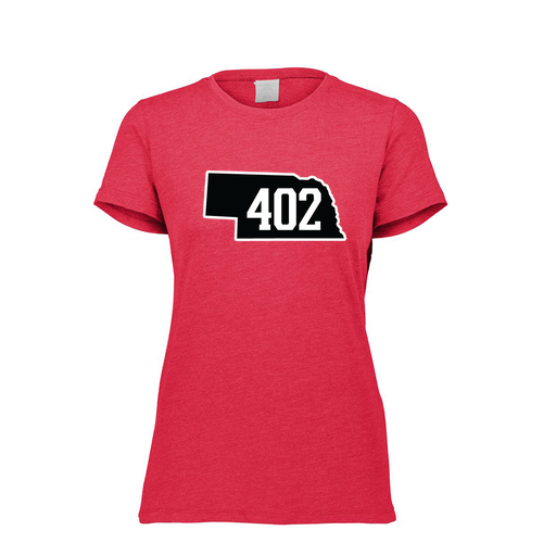 [FTSCUBRD-FAXS-LOGO2] Decker Women's Tri-Blend T-Shirt - Short Sleeve (Female Adult XS, Red, Logo 2)