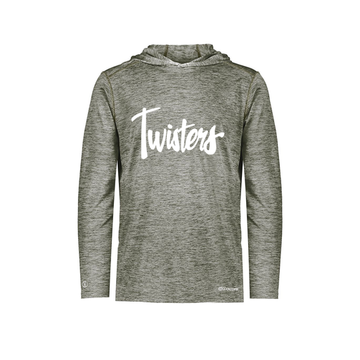 [FOLHCGGY-AS-LOGO1] Decker Men's Charge Hoodie (Adult S, Gray, Logo 1)