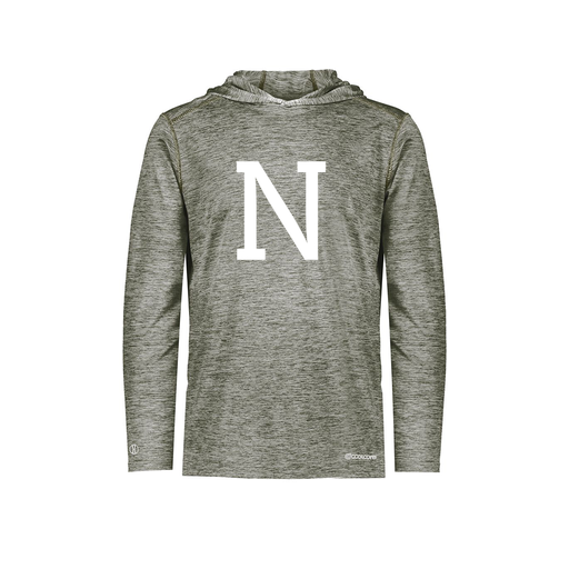 [FOLHCGGY-AS-LOGO3] Decker Men's Charge Hoodie (Adult S, Gray, Logo 3)