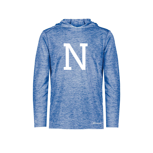 [FOLHCGRY-YS-LOGO3] Decker Youth Charge Hoodie (Youth S, Royal, Logo 3)