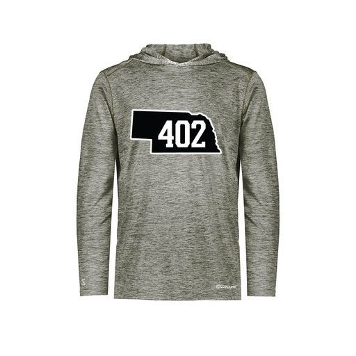 [FOLHCGGY-YS-LOGO2] Decker Youth Charge Hoodie (Youth S, Gray, Logo 2)