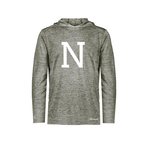 [FOLHCGGY-YS-LOGO3] Decker Youth Charge Hoodie (Youth S, Gray, Logo 3)