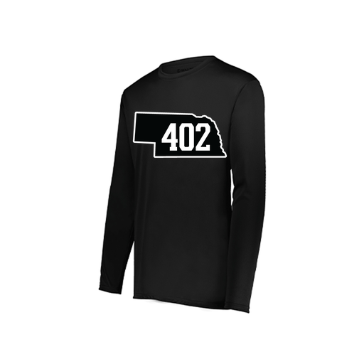 [222822.080.XS-LOGO2] Men's LS Smooth Sport Shirt (Adult XS, Black, Logo 2)