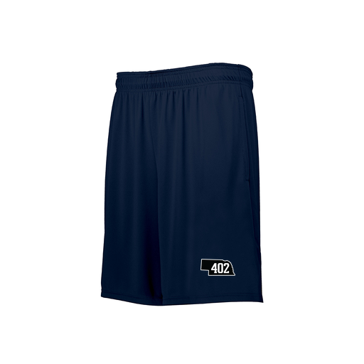 [229611.065.S-LOGO2] Decker Youth Swift Short (Youth S, Navy, Logo 2)